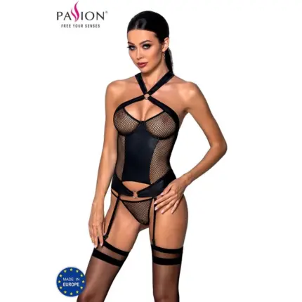 Passion - amanda corset cuero ecologico s/m